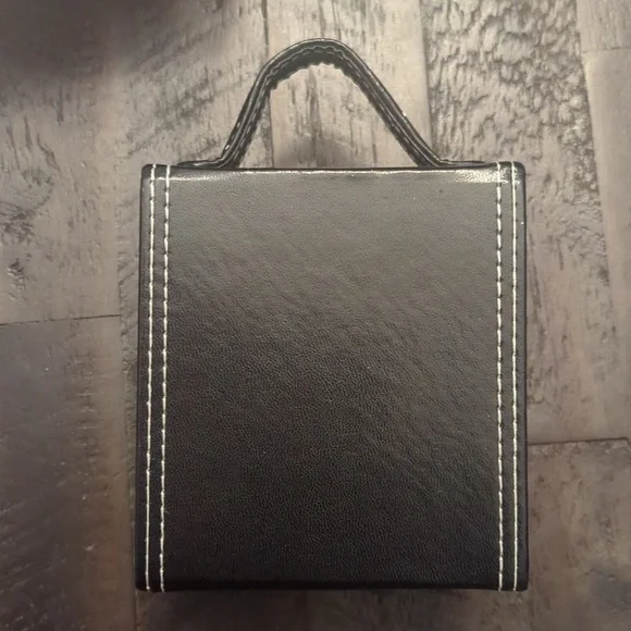 New Black Leather Jewelry Case - Picture 3 of 11